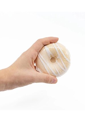 Donut Vanilyalı Kurabiye Kokulu Köpüren Banyo Topu,Nem Bombası