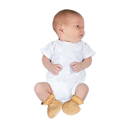 Sevi Bebe Gaz Giderici Kiraz Çekirdekli Patik+Gaz Giderici Kiraz Çekirdekli Bebek Bel Bandı Set