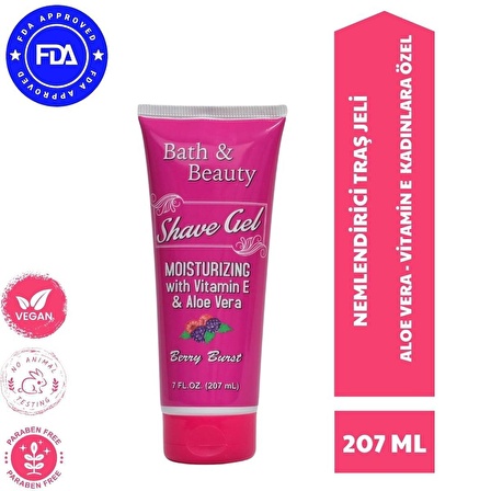 BATH&BEAUTY SHAVE GEL WOMAN - TRAŞ ÖNCESİ JEL KADIN 207 ML