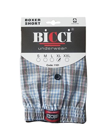 BİCCİ %100 POPLİN ERKEK BOXER