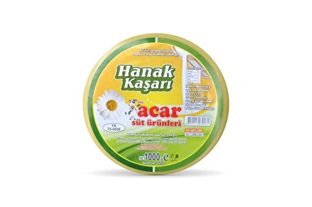 Hanak Kaşar Peyniri 1 Kg.