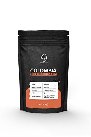 Filtre Kahve Colombia Supremo 250 Gr