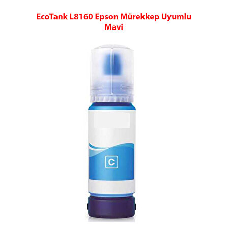 EcoTank L8160 Epson Mürekkep Uyumlu Mavi (6200 Sayfa) 2 YIL GARANTİ