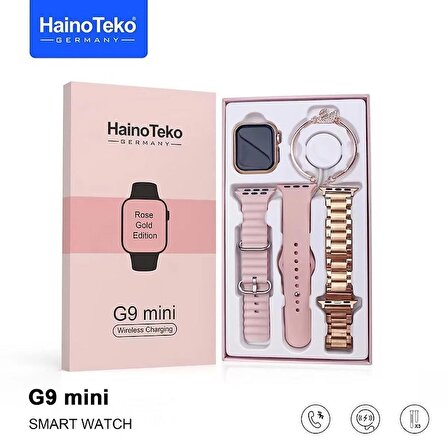 Haino Teko Germany G9 Mini 3 Kordonlu Ve Aksesuar Hediyeli Bayan Akıllı Saat