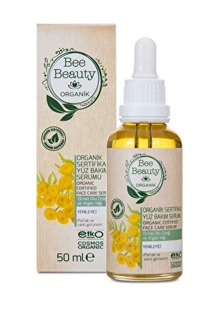 Bee Beauty Tüm Cilt Tipleri İçin Su Bazlı Yağsız Nemlendirici Yüz Bakım Serumu 50 ml
