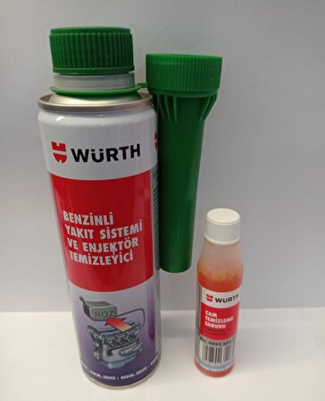 Wurth Benzın Katkısı/Enjektor Temızleyıc 300Ml + Cam Suyu Sabunu