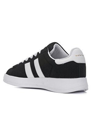 Premium SporsWear Siyah Beyaz Erkek Spor Ayakkabı