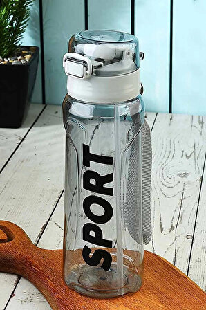 BEYAZ SPORT Sporcu Öğrenci 700 ml SULUK Matara %100 Sızdırmaz Kilitli İpli ÜST Kalite BPA İçermez