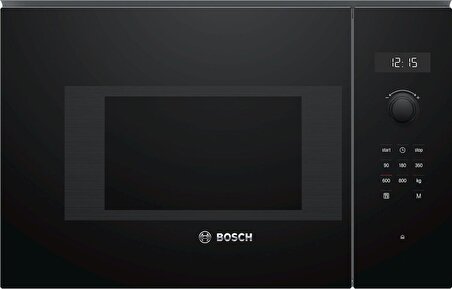 Bosch BFL524MB0 20 lt Siyah Ankastre Mikrodalga Fırın