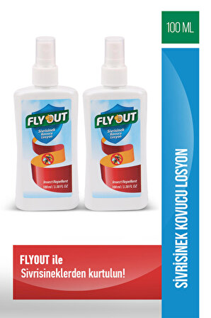 Flyout sivrisinek Kovucu s-Sprey 100 ml. 2 Adet