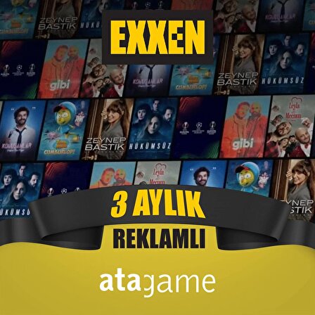 Exxen 3 Aylık Reklamlı