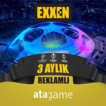 Exxen Spor 3 Ay Reklamlı