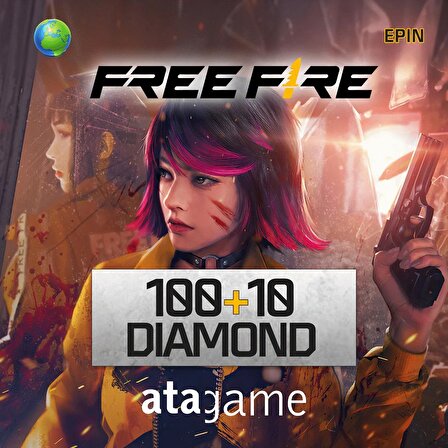 Free Fire 100 + 10 Elmas GLOBAL