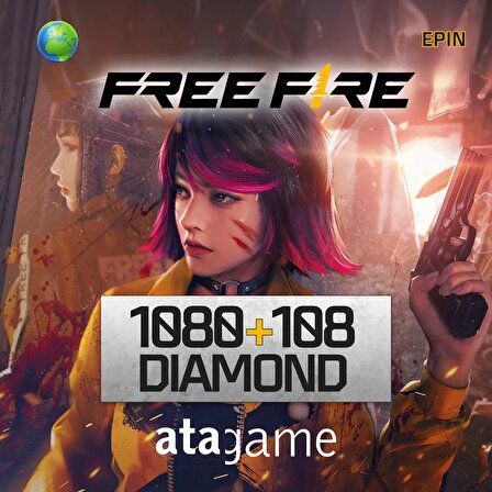 Free Fire 1080 + 108 Elmas GLOBAL