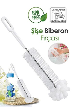 Pratik Biberon Ve Şişe Temizleme Fırçası