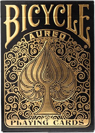 Bicycle Aureo Black İskambil Oyun Kart Destesi - Siyah