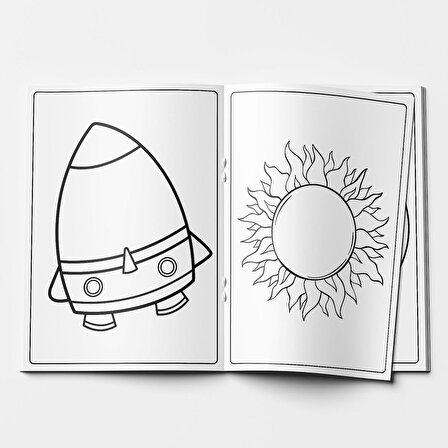 İlk Boyama Kitabım - Uzay