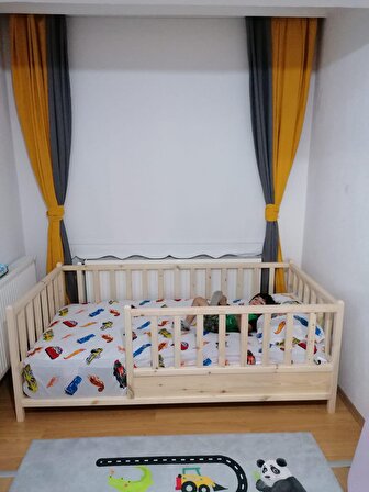 Baby Kinder Roofless Montessori Bebek ve Çocuk Karyolası