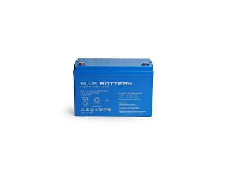 Blue Battery 12 Volt 100 Amper Jel Akü Derin Döngü