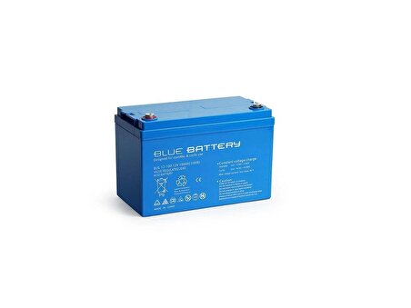 Blue Battery 12 Volt 100 Amper Jel Akü Derin Döngü