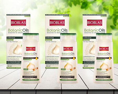 Bioblas Sarımsaklı Şampuan 360 Ml 3 Adet