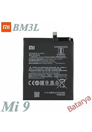 Xiaomi Mi 9 Batarya Xiaomi Mi BM3L Uyumlu Yedek Batarya