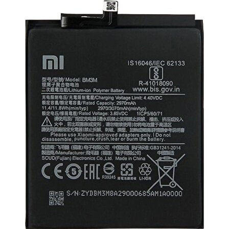 Xiaomi Mi 9 SE Batarya Xiaomi Mi BM3M Uyumlu Yedek Batarya
