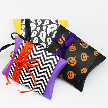 Desenli kağıt  sticker, halloween  Set (27 adet)