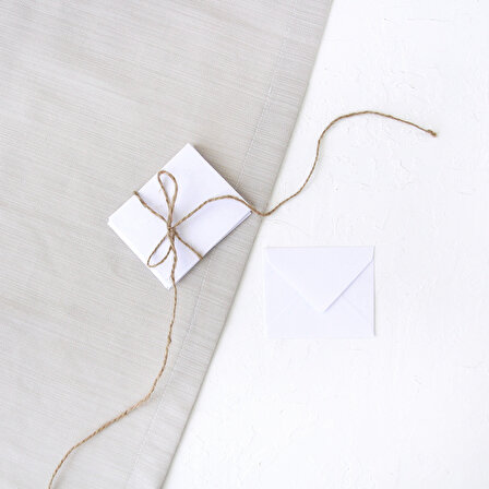 Minik zarf, 7x9 cm  10 adet (Beyaz)