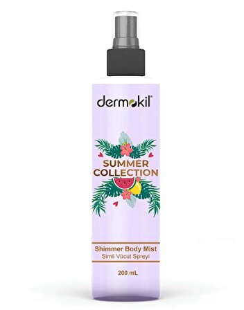Simli Vücut ve Saç Spreyi Summer Collectıon Shimmer Body Mist 200 ml Tropik Meyve Kokulu