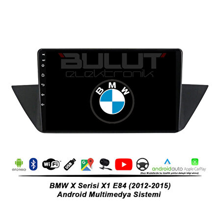 BMW X Serisi X1 E84 Android Multimedya Sistemi (2012-2015) 2 GB Ram 32 GB Hafıza 8 Çekirdek İphone CarPlay Android Auto Pıoneer Roadstar Seri