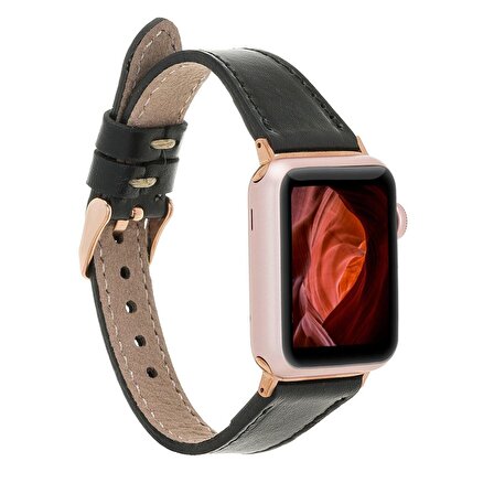 Bouletta Apple Watch Uyumlu Deri Kordon 38-40-41mm Slim RST1