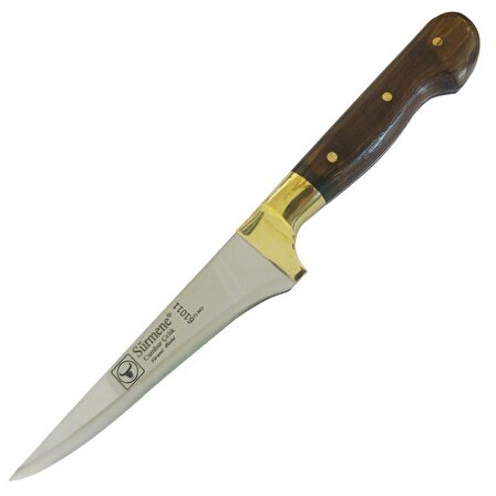 Sürmene Cumhur Çelik 61011 Kasap Kurban Sıyırma Bıçağı, 15 cm, Venge Sap