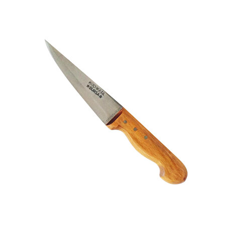 Küçükata Bursa Kalın Sivri Kasap Bıçağı No:3, 17 cm - Ahşap Sap
