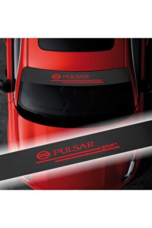 Nissan Pulsar Için Karbon Ön Cam Oto Sticker