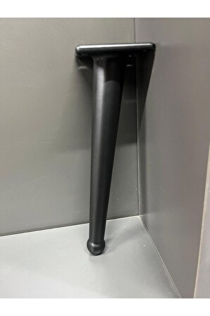 Bone Metal Ayak 14cm Mat Siyah Komidin Koltuk Dolap Sehpa Puf Tv Ünite Modern Mobilya Ayağı Kitaplık