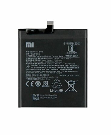 Xiaomi Mi 9T Batarya Xiaomi Mi BP41 Uyumlu Yedek Batarya