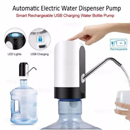 Automatic Water Dispenser Şarjlı Damacana Pompası