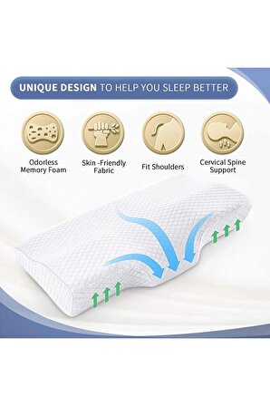Visco Planet Ortopedik yastık visco yastık boyun yastığı boyun fıtığı yastığı ortopedik boyun yastığı