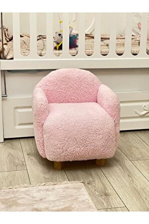 Teddy Ahşap Ayaklı Çocuk Bebek Koltuğu Sandalyesi