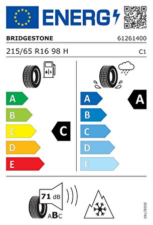 Bridgestone 215/65 R16 98H Blizzak LM005 Suv Kış Lastiği 2023