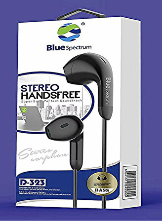 BLUE SPECTRUM D-323 Stereo Handsfree Kulaklık SİYAH