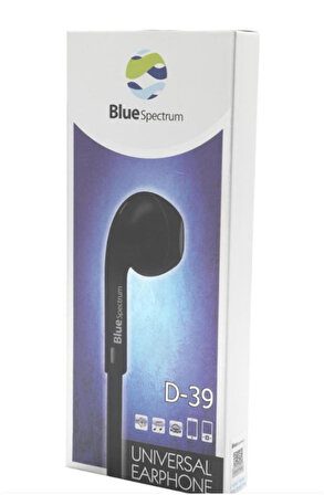 Blue Spectrum D-39 Mikrofonlu Kulak İçi Kulaklık SİYAH