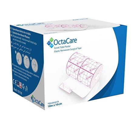 OctaCare Esnek Tıbbi Plaster (Fix) 10m x 10cm 2 Adet