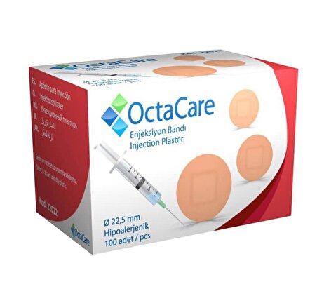 OctaCare Enjeksiyon Bandı 22,5mm 2x100'lü Kutu 200 Adet