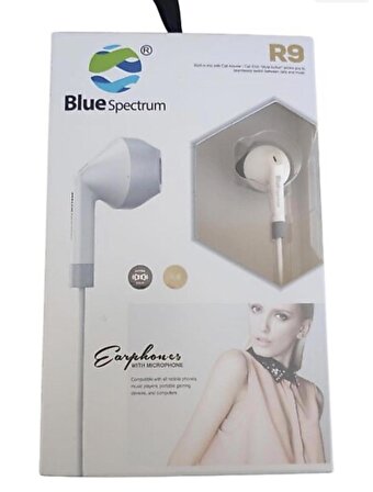 Blue Spectrum R9 Kulak İçi Kulaklık BEYAZ