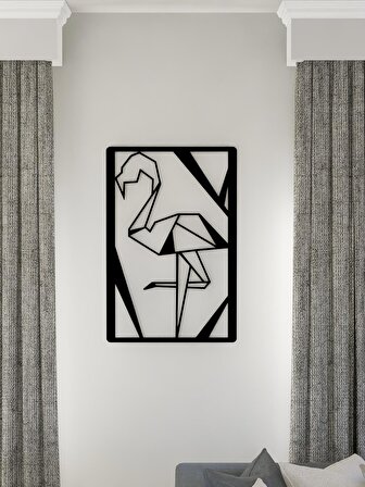 M&C Concept Flamingo Duvar Panosu - Siyah