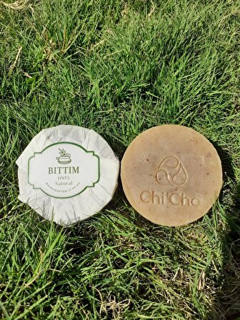 Chi'Cho Natural,Bittim Sabun 5li (500 gr),Geleneksel,%100 El Yapımı,Egzama ve Akneli Cilt Tedavisi