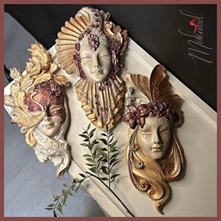 Venedik maskesi ( Maskeli balo havası, Sanatsal tasarım, hayal edilebilir) Mukemel tasarımları