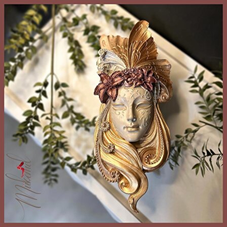 Venedik maskesi ( Maskeli balo havası, Sanatsal tasarım, hayal edilebilir) Mukemel tasarımları